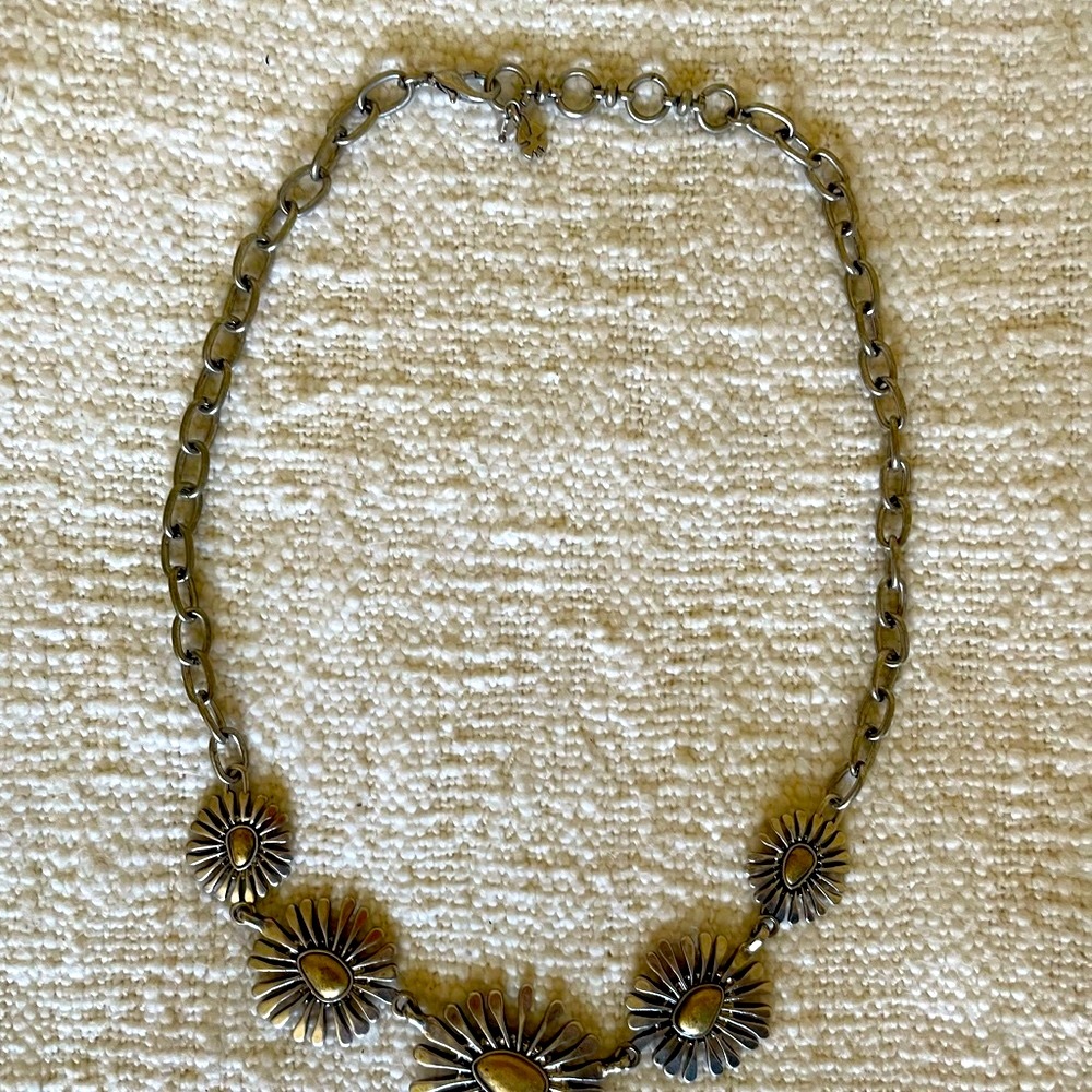 Lucky brand silver/gold necklace